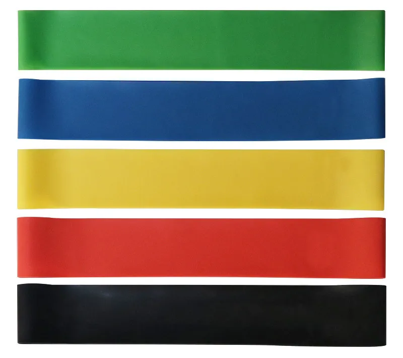 Wholesale Onlineshop Cheap Natural Yoga Elastic Band Fitness Resistance Bands Custom Logo Banda elastica de yoga