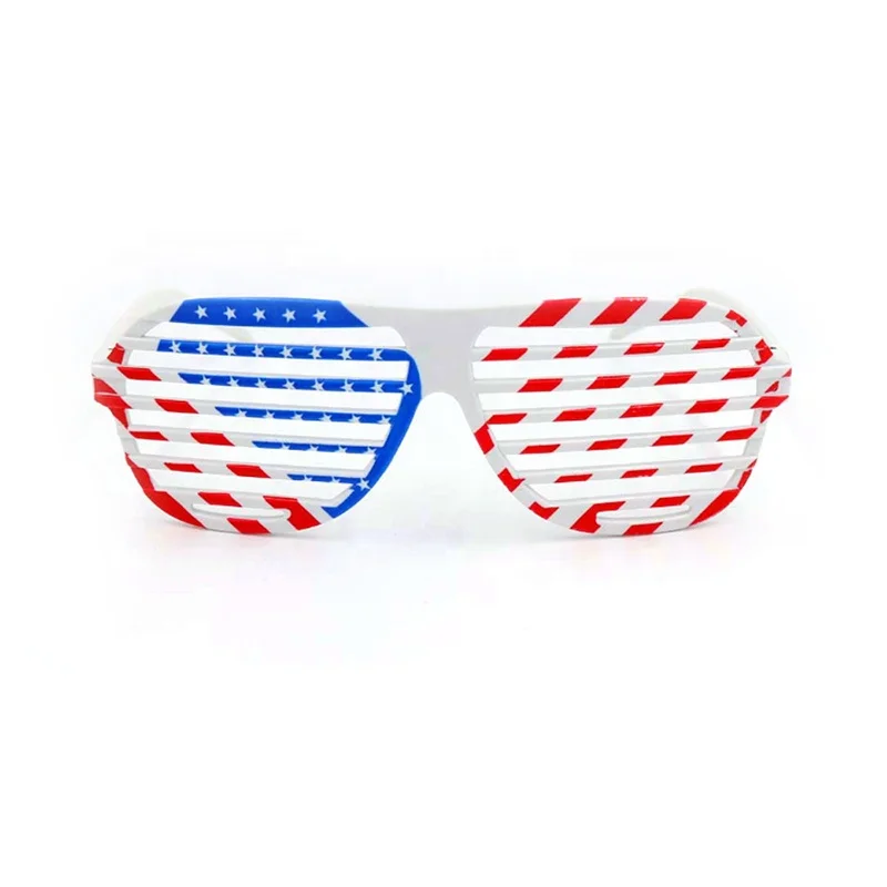 National Day Glasses Fourth of July Party Supplies Shutter Shades National Flag Independence Day Party Sunglasses
