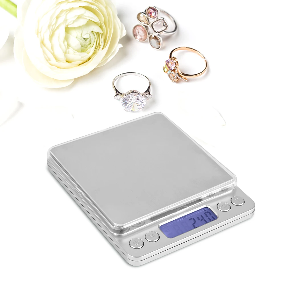 3kg/0.1g Electronic Mini Household Kitchen Scale Gram Digital Gold Jewelry Scale
