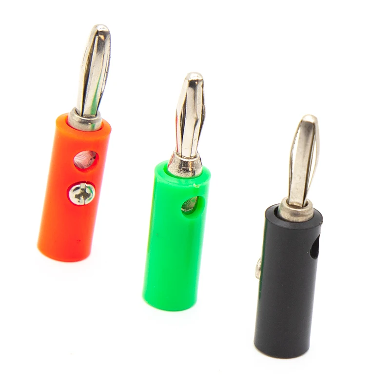 4mm adaptateur jack  socket connectors   4mm male banana connectors terminal blocks 4mm banana plug