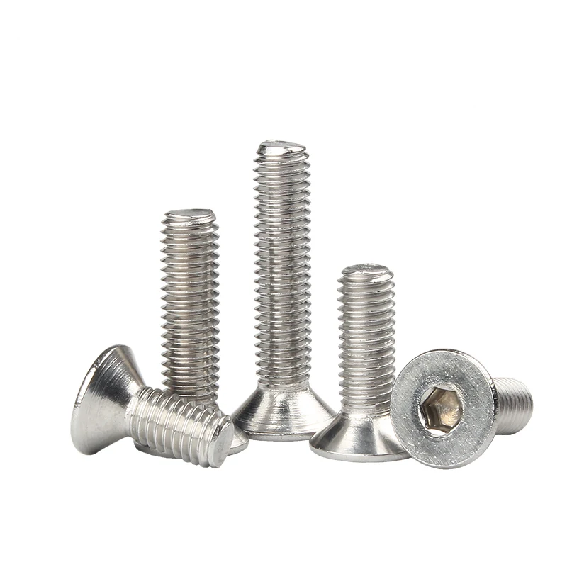 Inconel Countersunk head hexagon socket screw INCOLOY hex socket head cap screw bolt