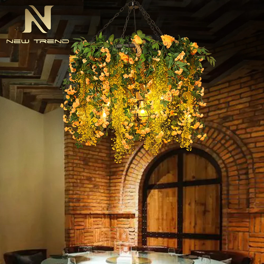 Nature Inspired Lamp Indoor Decoration Restaurant Wedding LED Chandelier Pendant Light
