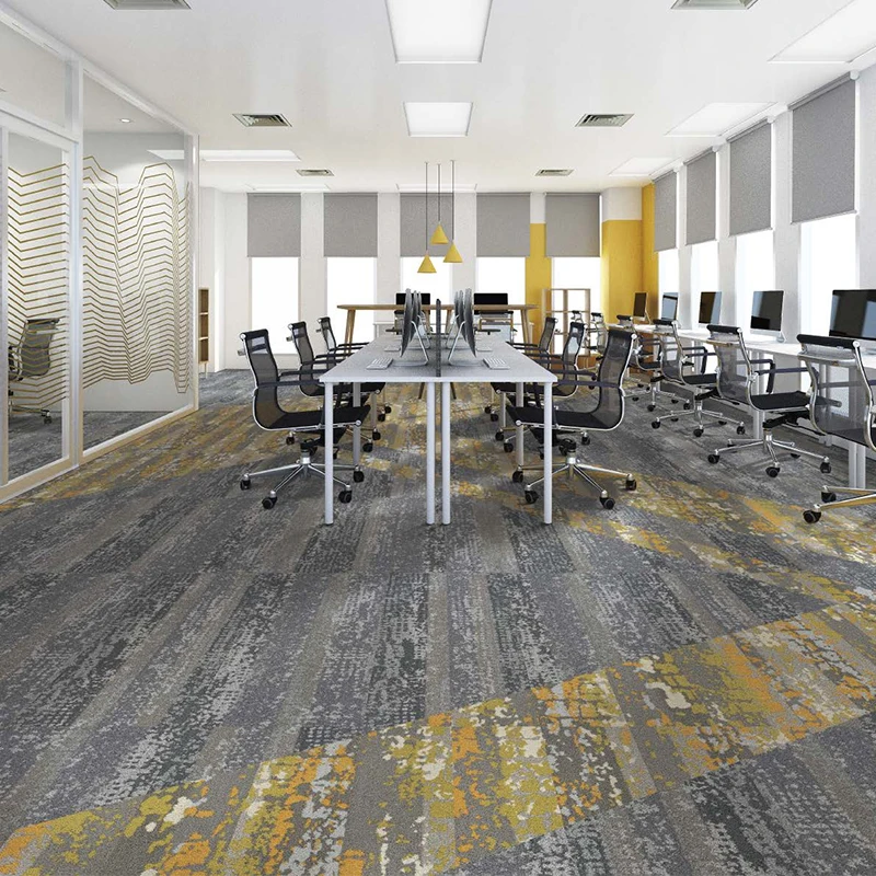 2023 Floor Tiles Eco Carpet Grey Carpet Tiles 25*100 Cm Carpet Tiles With Modern