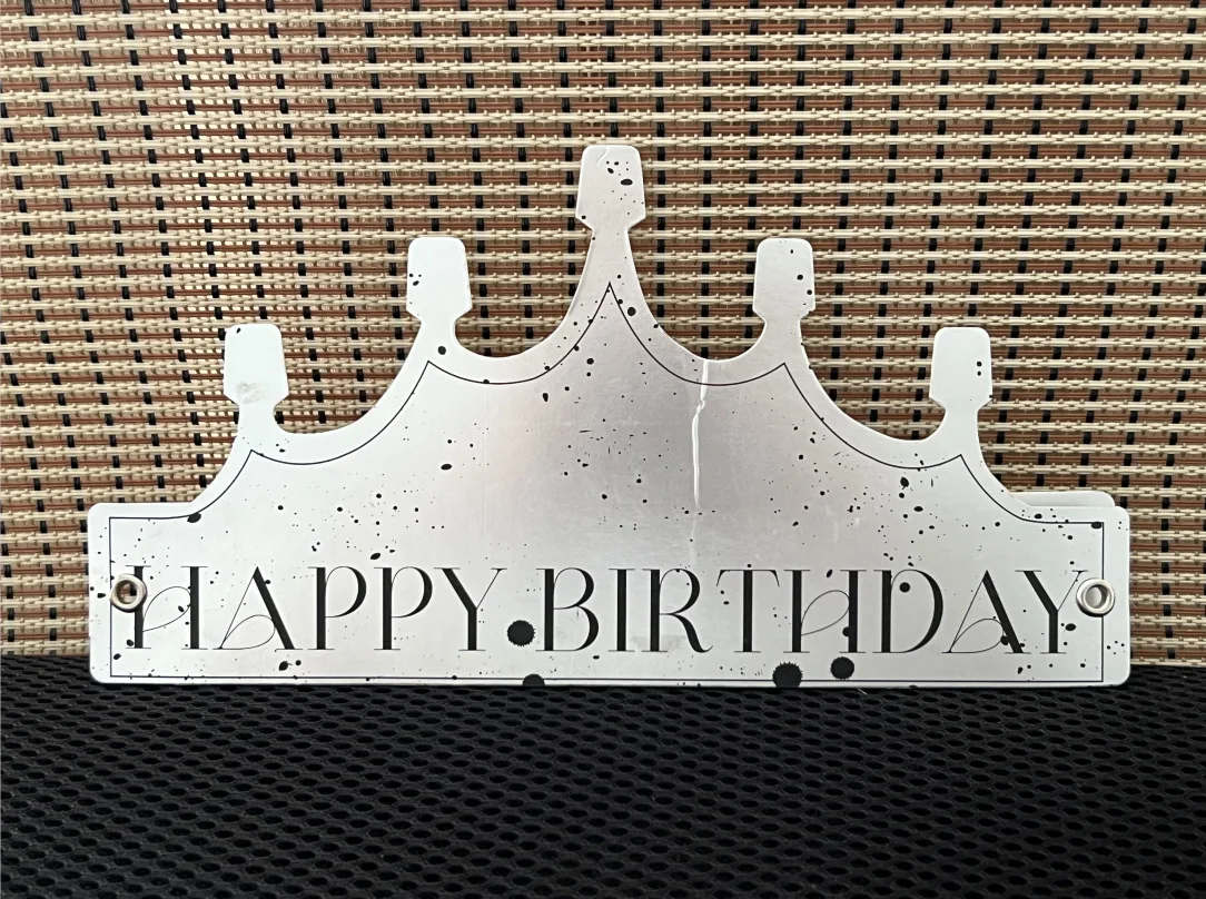 Custom wholesale colour print  gold hot stamp foil golden happy birthday party paper hats king crown manufacturers