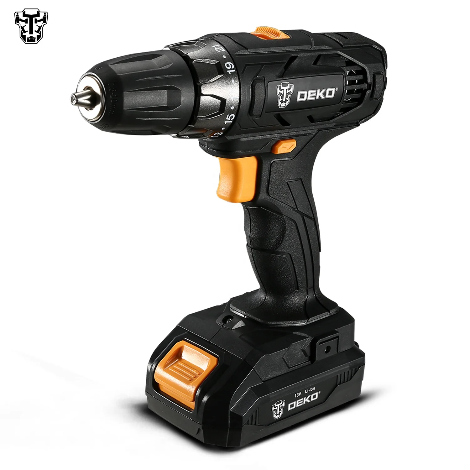DEKO GCD20DU5 SET3 18V Cordless Drill Electric Screwdriver Driver With 2-Speed Other Power Tools For DC Lithium-Ion Battery