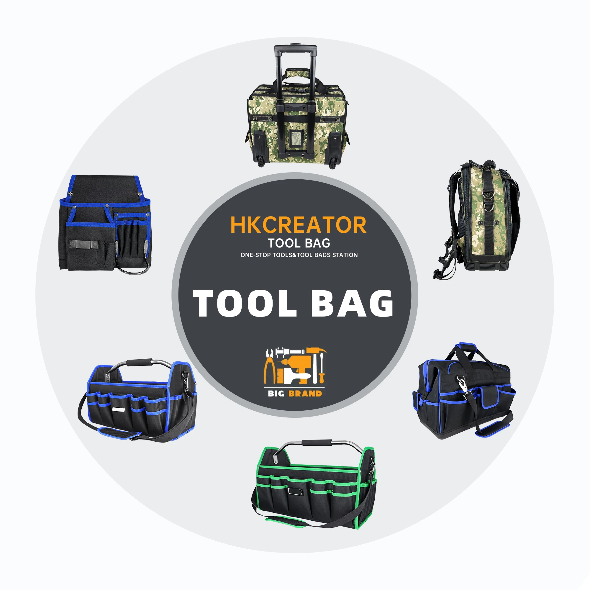 Multi Functional Electric Bag Heavy duty portable electrical tools backpack bag set work electrician tool bag for electricians