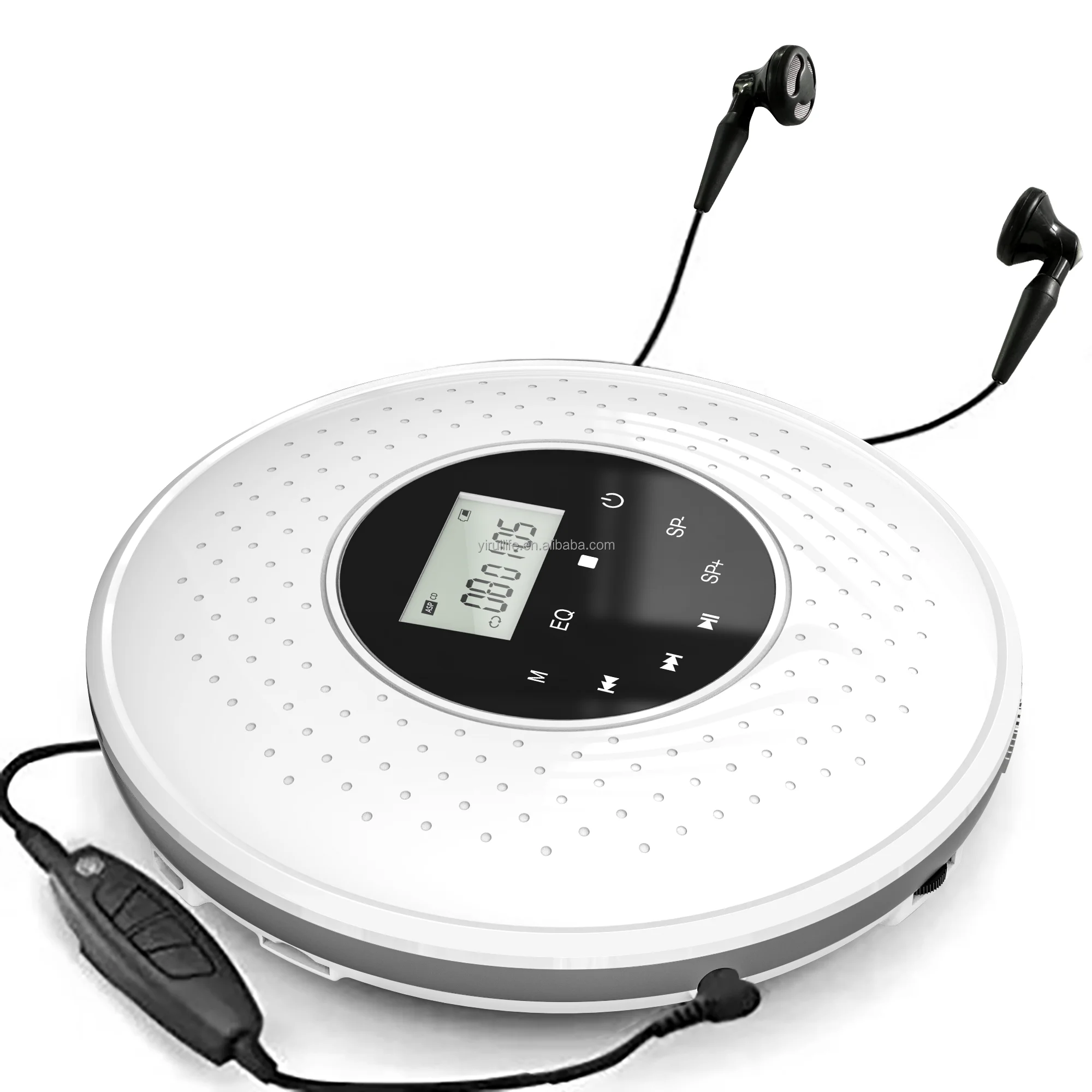 Mini Portable CD Player Round Smart portable cd players turntable cd record cassette radio player