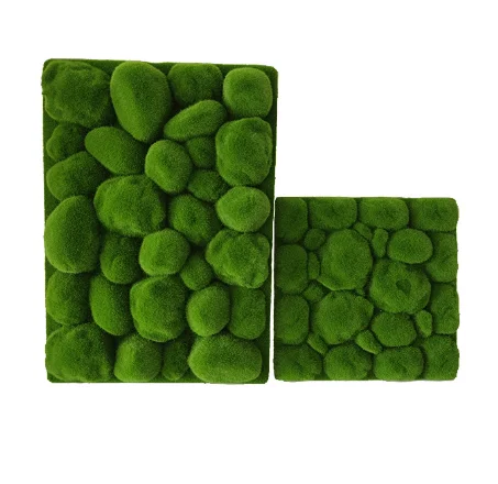 Hot sale Artificial Stone Moss Green Grass Wall For Decoration