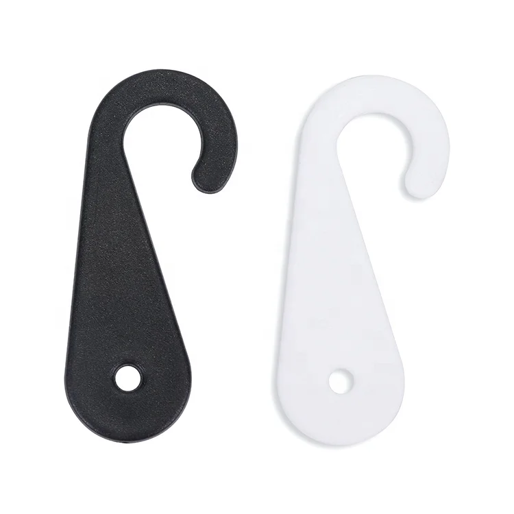 Free Sample Plastic J Hook Hanger for Socks Underwear Garment Clothes Snacks Accessory Display