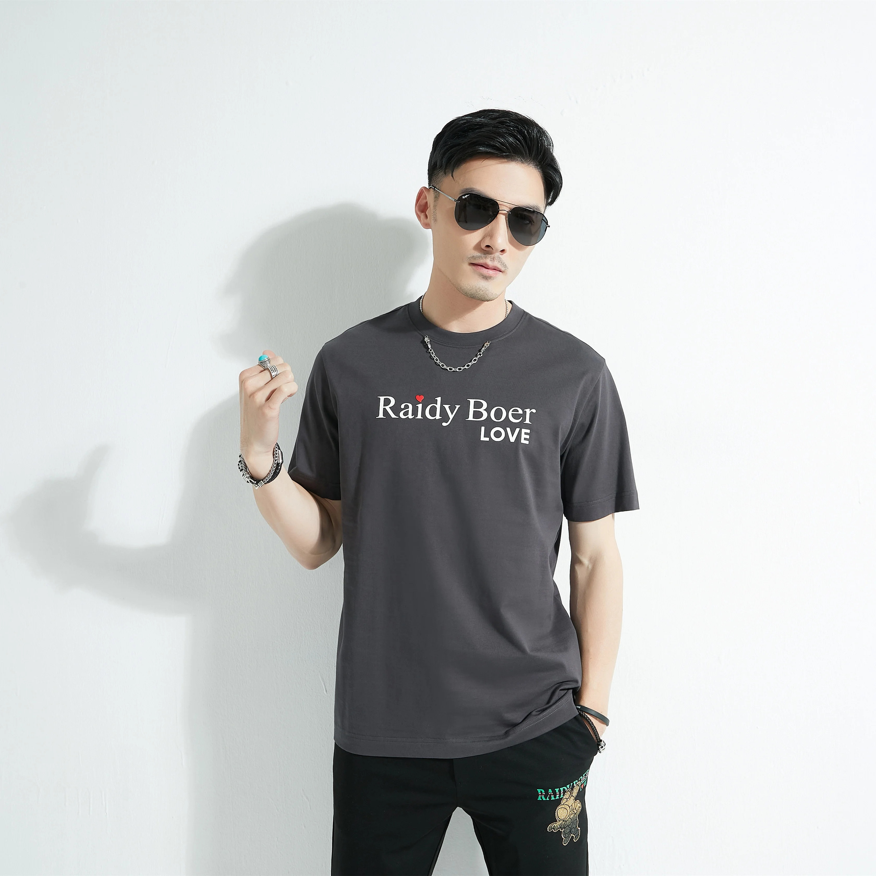 Free shipping mix size color high quality 100% premium cotton t-shirt , custom print men t shirt with your logo or design print