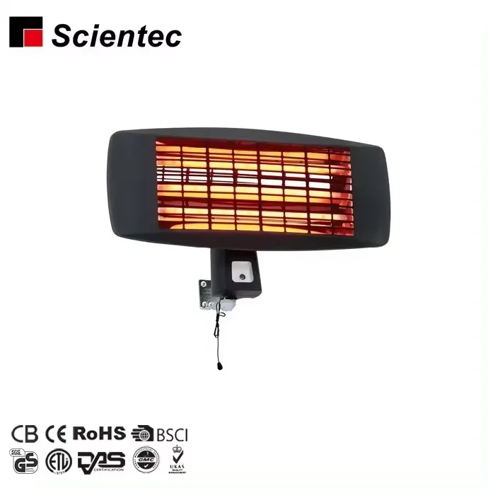Китайские поставщики Scientec Электрический настенный инфракрасный кварцевый обогреватель