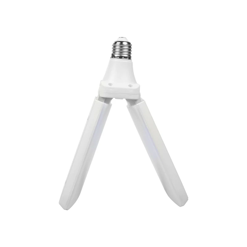 High Watts New Design 45w 60w Deformanle Led Fan Bulb E27 Adjustable Light Foldable Fan Blade Led Light 360 Degree