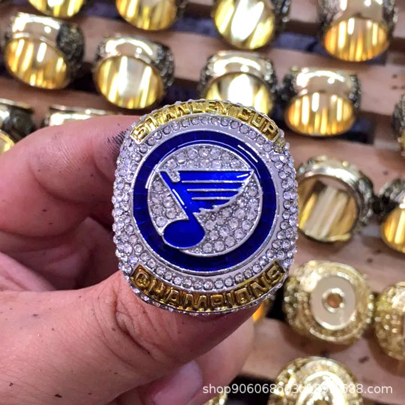 
2020 Louis Gold Flag Glory Championship Ring Zircon Alloy Sport Ring Athletic Memorial Jewelry for men and women fans gift 