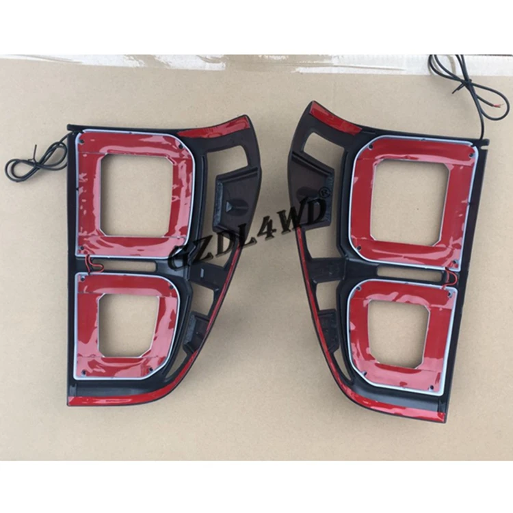 Body Kit LED Taillights Cover With LED lights Cover Trims For Hilux Revo