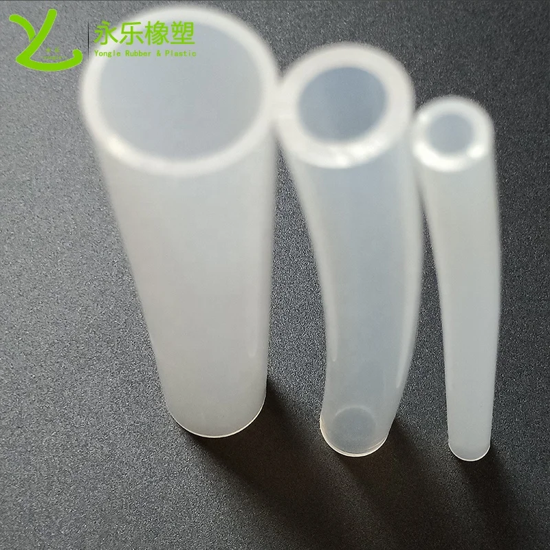 High transparent non-toxic good flexible silicone rubber tubing for medical equipment