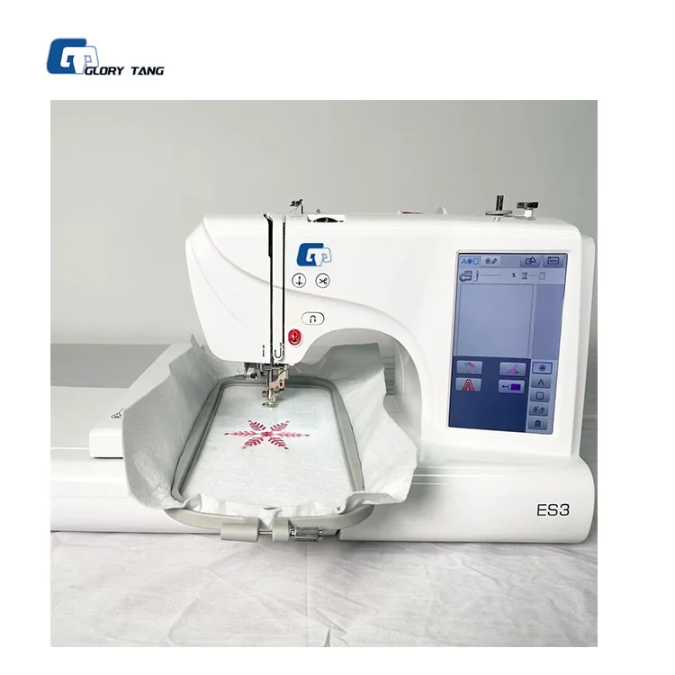 Glory Tang Household Computerized Automatic Touch Screen, Mutli-function Domestic Embroidery Sewing Machine