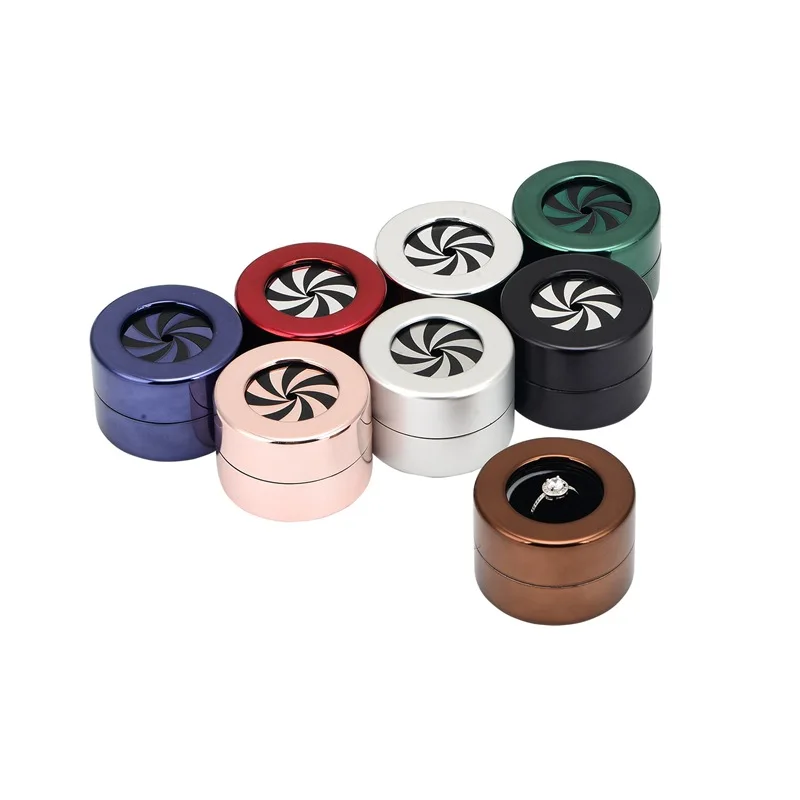 2024 Hot Selling Network Red Rotary Lifting Ring Box Creative Storage Box Rotary Jewelry Box