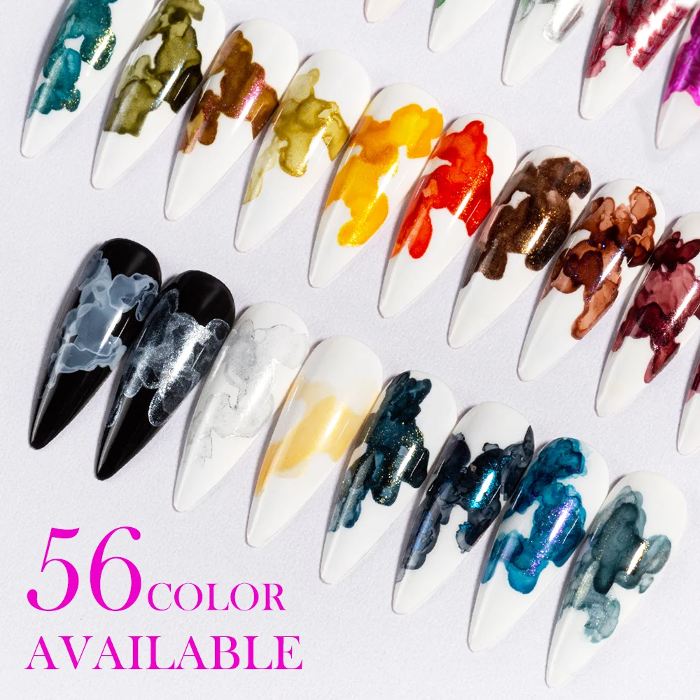 Nail Supply Marble Art Ink Factory Wholesale UV Gel Polish Marble Ink