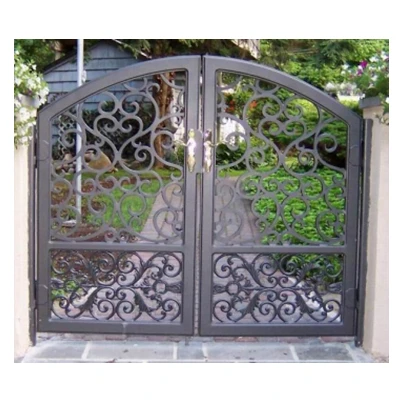 Custom Or Standard Wrought Iron Gate Parts Iron Sliding Gate Wrought Iron Gate