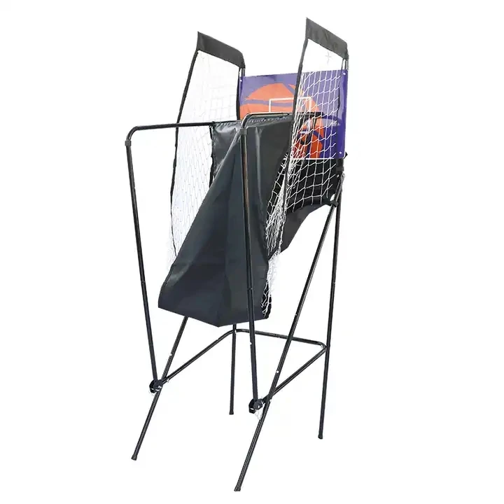Kids Basketball Hoop Arcade Game, Mini Shot Basketball Arcade Game Indoor with Electronic Scoreboard and Cheering Sounds