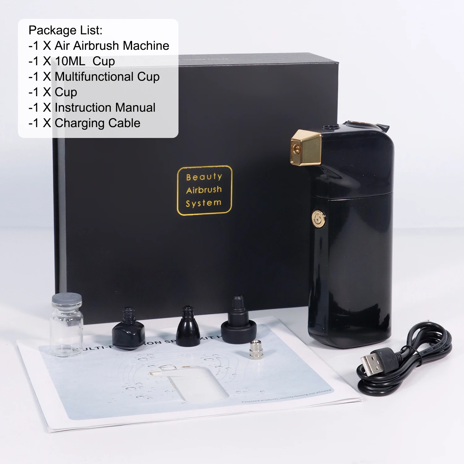 Cordless Make Up Gun Spray Hair Color Airbrush Compressor Electric Wireless Barber Airbrush Compressor Kit