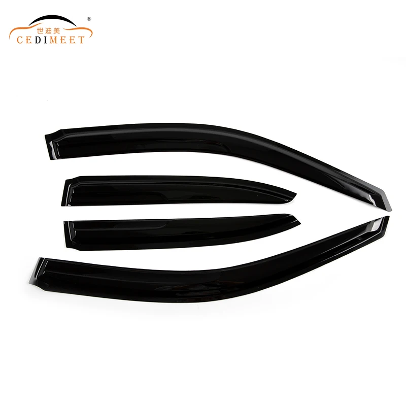 Mugen Vent Wind Deflector Door Visor Acrylic Material Sun Visor Car Accessories Window Visor Use For Civic 2001-2005