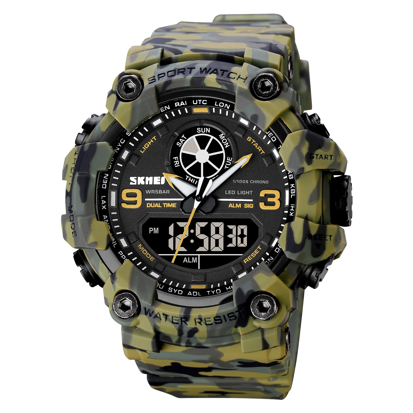 SKMEI 1818 quartz analog plastic waterproof watches men wrist sports