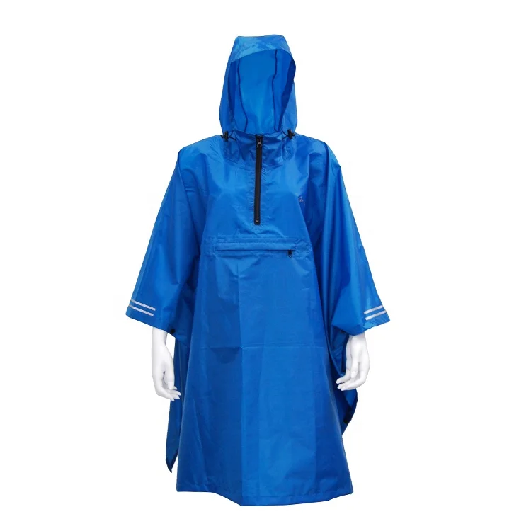 
Custom high quality women polyester waterproof poncho rain wear for sale 
