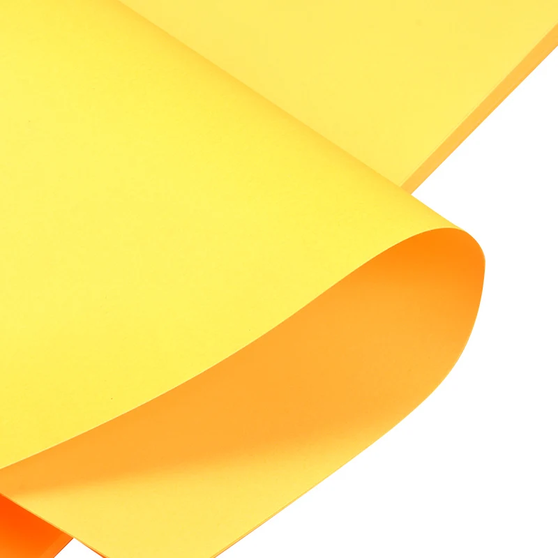 Craft Fluorescent Color Paper Sheet Cardboard Construction Paper 80 Gsm for School Kids Confetti A4 Paper Black