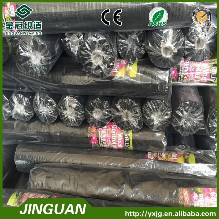 200 gsm Agricultural plastic mulch film ,plastic weed mat PP woven fabrics in roll weed block mats