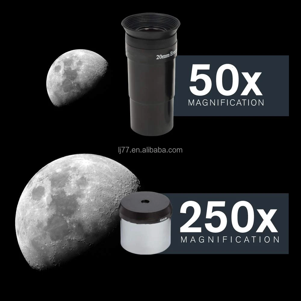 LIJING F800203EQIV-A Cellphone  Reflector Professional Astronomical Telescope to Watch Moon