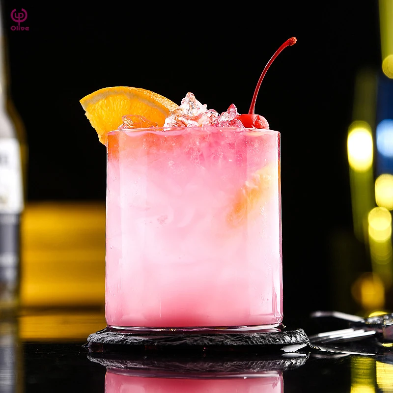 Japanese straight thin walled water glass colin cocktail highball glass cup restaurant glassware home drinking glass tumbler