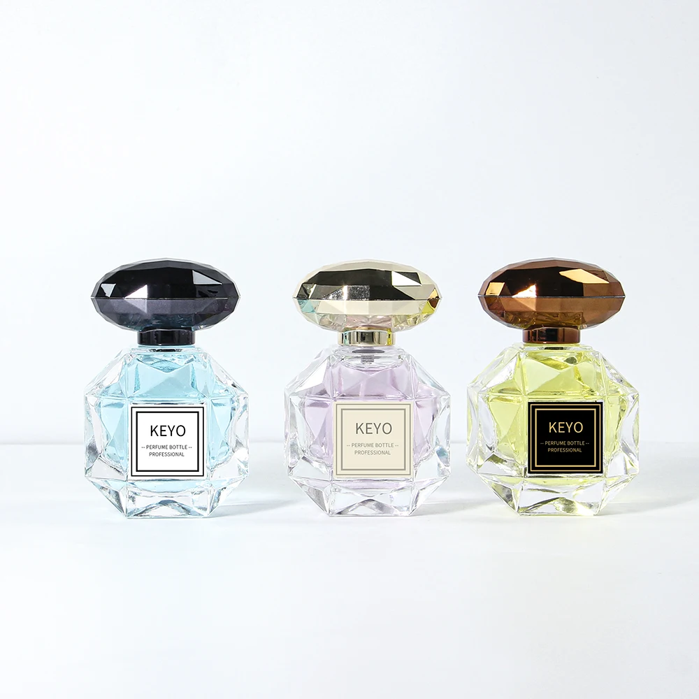 Manufacturer Custom Fragrance Packaging 2oz 50ml 60ml 100ml Fine Mist Spray Glass Perfume Bottle Parfum Bottle With Box