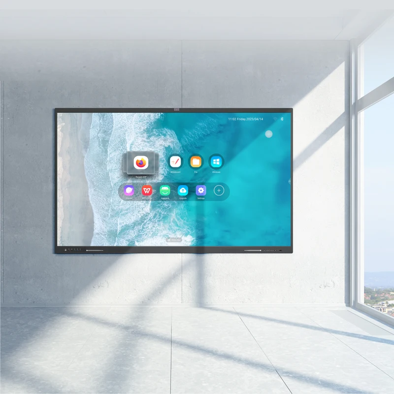 Iotouch LT модель 100 дюймов все в одном интерактивные доски 4K ИК сенсорные Android 13 0 смарт-плата сенсорный дисплей OEM