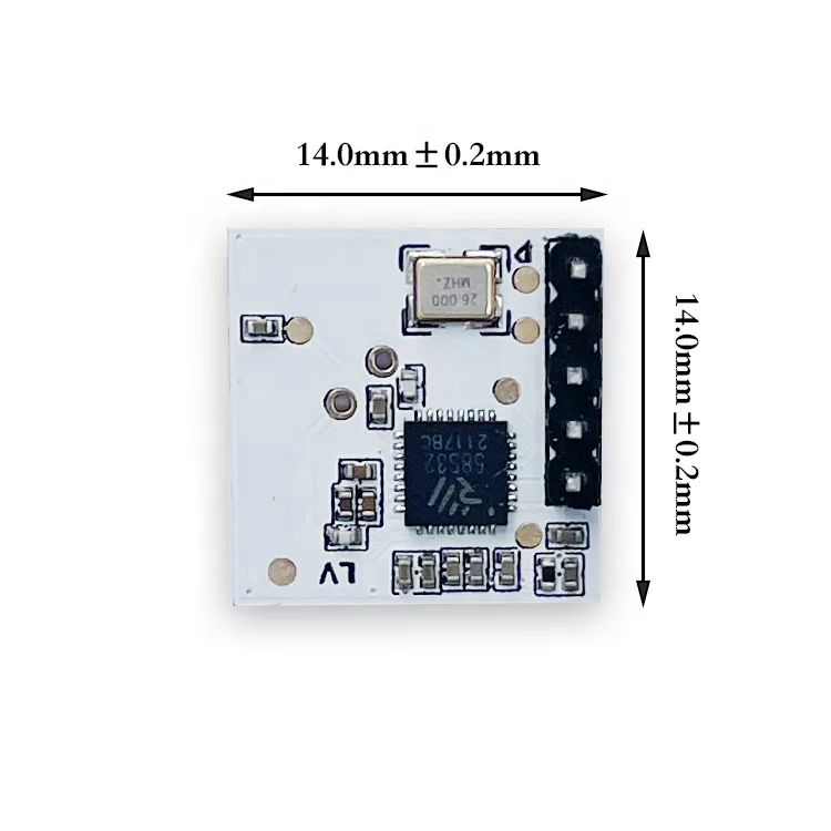 Moresense MS58-1414D20M4-W маленький размер радарный датчик белого цвета для освещения умные устройства 5 8 ГГц микроволновый радар