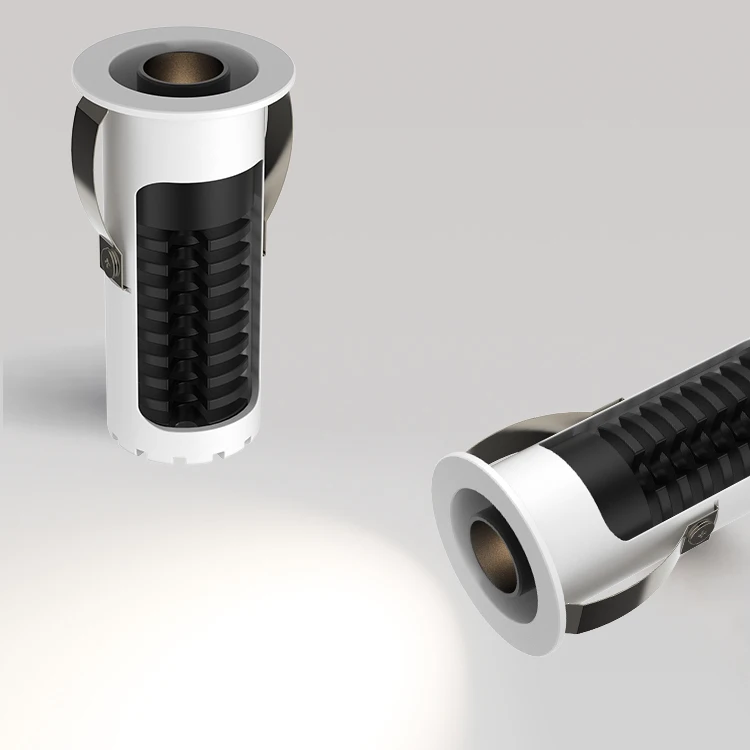 New design round 8w commercial led recessed downlight luxury modern led spot jewelry display light