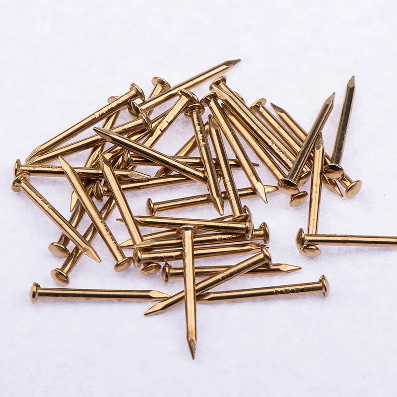 High-Strength Cement Nail  Use For Hanging Object Fixed On The Wall And  Photo Frame Round Head 1.5x18 Copper Nail