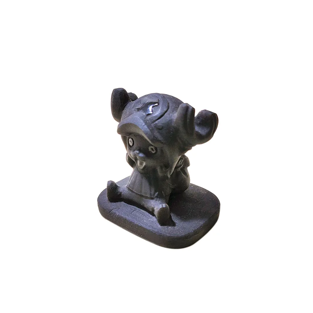 Small Pokemon Statue Wholesale High Quality Cute Pokemon Figure Black Obsidian Carving