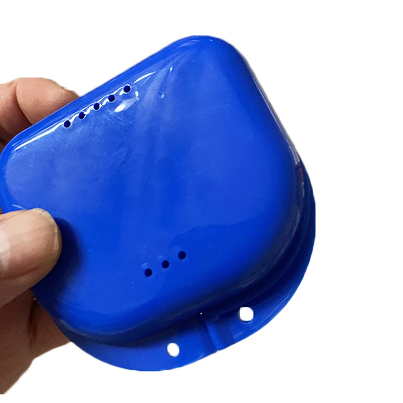Teeth Whitening Tray Keeper Dental Aligner Case Orthodontic Retainer Case with Vent Holes
