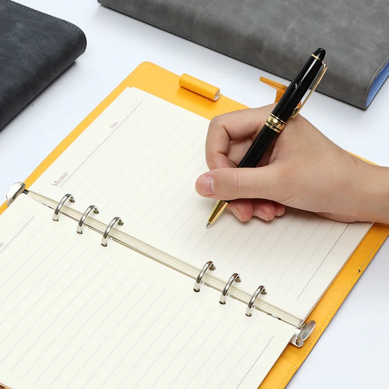 A5 Loose-leaf Notebook Business Multifunction Office Notepad Magnetic closure diary