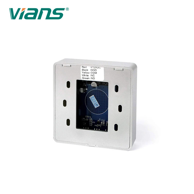 Black touch button 12V NC NO Door Exit Release Button Switch for Access Control With LED Square Type VI-913