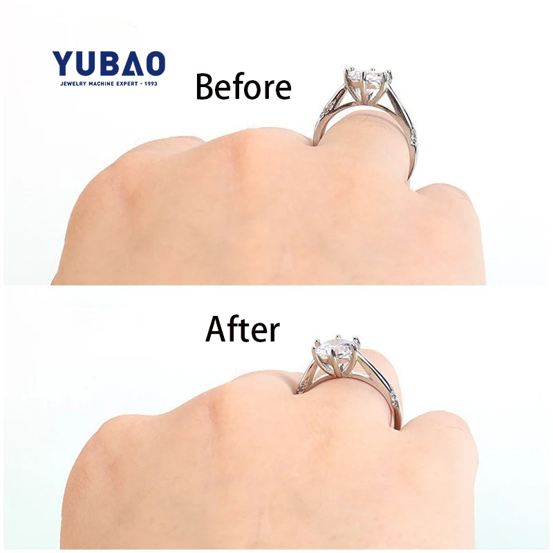 Ring Size Adjuster Tightener 8pcs/set Assorted Sizes Transparent Plastic Silicone Invisible Sizer for Loose Rings