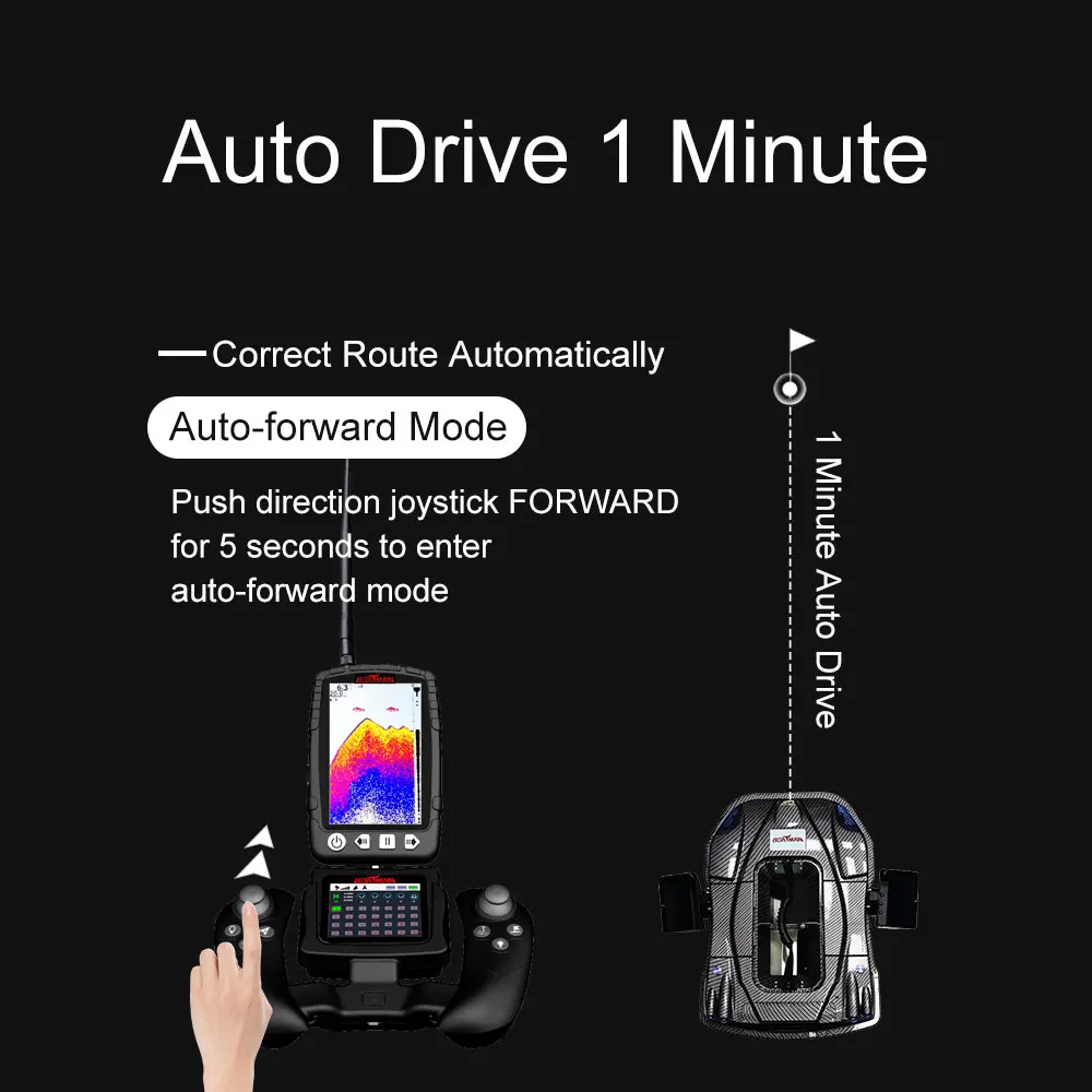 Boatman Leader Pro fishing bait boats Release Fishing Hooks Carp Carp-fishing GPS 56 Points RC remote control sonar fish finder