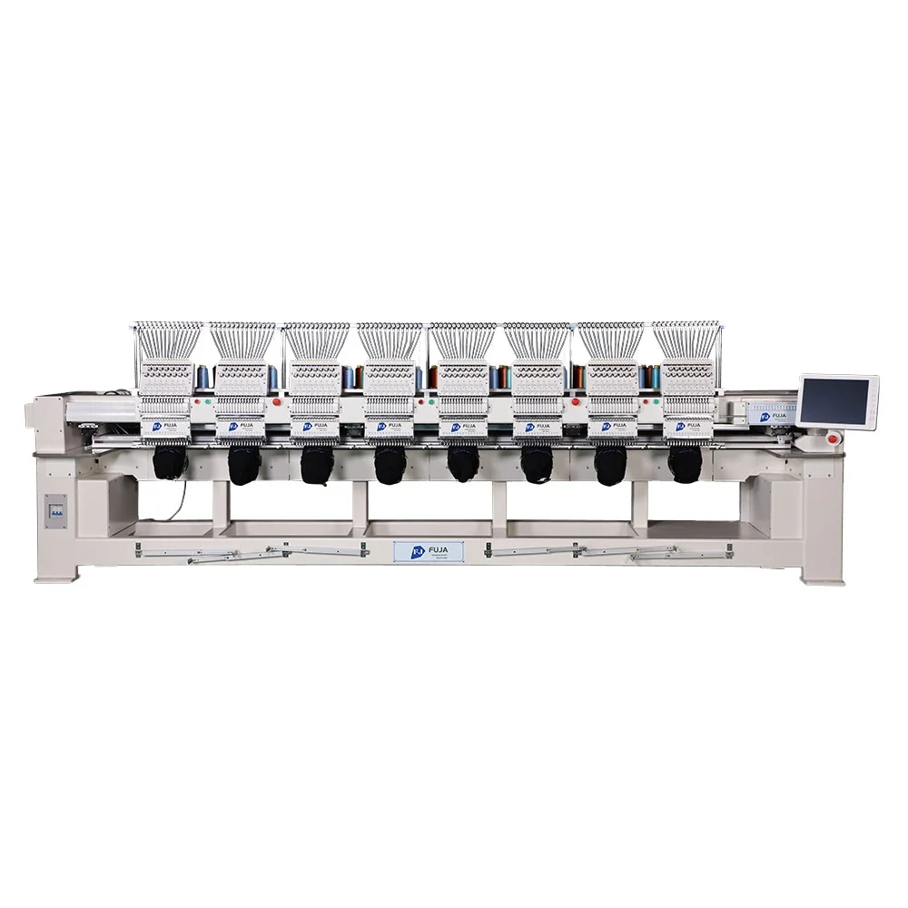 Промышленная вышивальная машина 8 головок 12 15 игл