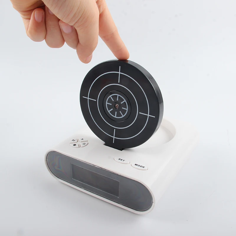 WX111 оптовая продажа стрельба мишень пистолет лазерные цифровые часы игра нацеливание