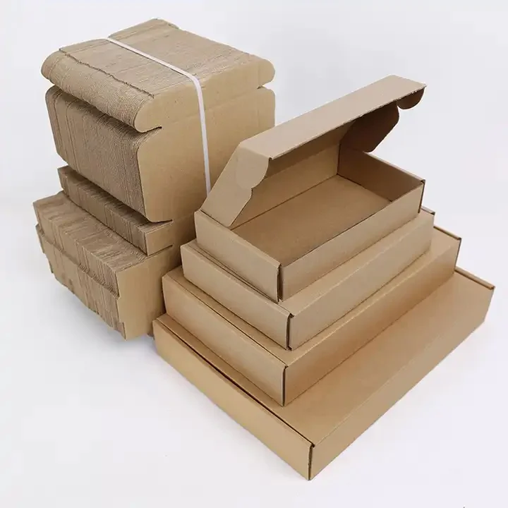 Custom Logo Carton Manufacturer Corrugated Mailing Box for Packing Delivery Cardboard Packaging Shipping Box