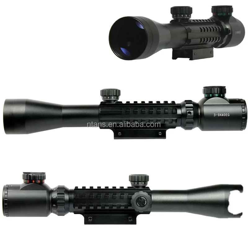 Spike Fishbone C3-9X40EG Optic  Scope Dual Illuminated Finding Graph Reticle