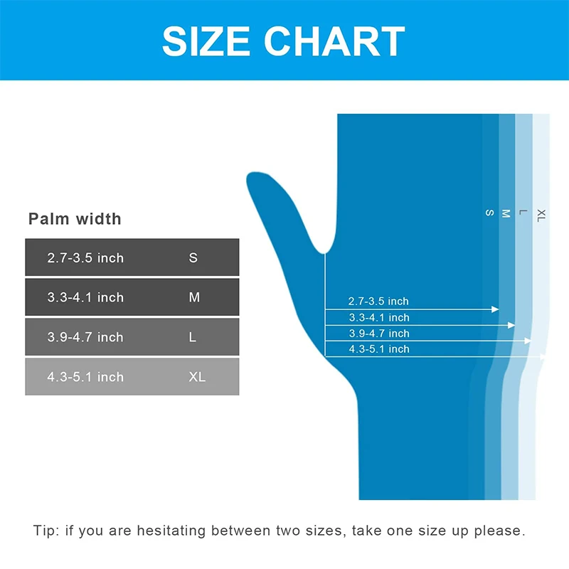 200Pcs Food Grade Medical Examination Blue Disposable Nitrile Gloves Powder Free Latex Free