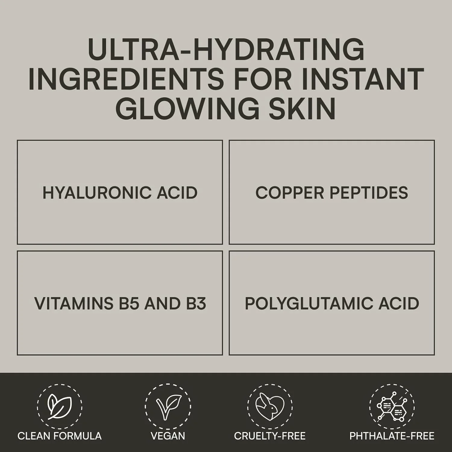 ETRUN ALISA Private Label Increases Skin Firmness Hydrate 1% copper peptides  Glow serum Anti-wrinkle With Hyaluronic Acid