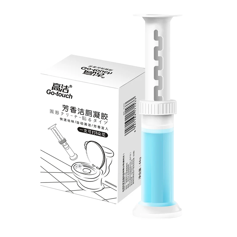 Go-touch 44g Deodorizing Detergent Toilet Bowl Disc Gel Flower Cleaner